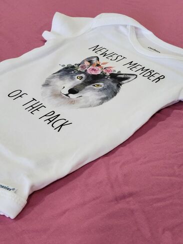Wolf Pack - Baby Boy Girl Clothes Infant Bodysuit Funny Cute Newborn 1A in Saudi Arabia