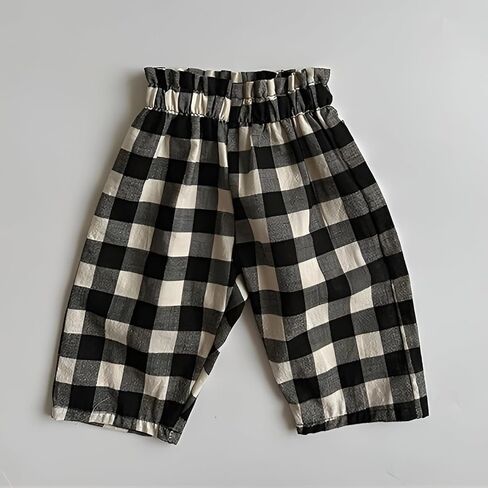 Kids Elastic Striped Harem Trousers Unisex Baby Boys Girls Casual Cotton Linen Loose Long Baggy Pants Toddler Clothes in Saudi Arabia