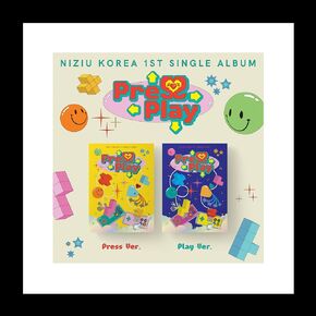 Niziu اضغط على تشغيل 1st Single Album Prose CD+88P Photobook+2p Photocard+1ea photocard frame+1p postcard+1ea sticker+Tracking Sealed in Kuwait