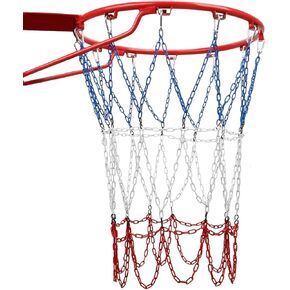 Basketball Net, Stainless Steel Braided Chain Heavy Duty, Standard Basketball Net (12 Links), Quick Installation. Suitable for Indoor and Outdoor Climates in Kuwait