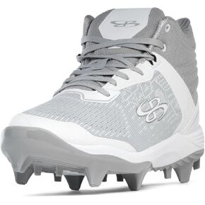 Boombah Viper Pureknit Women's Molded Mid Cleat - Smoke - Multiple Color Options - Multiple Sizes in Kuwait