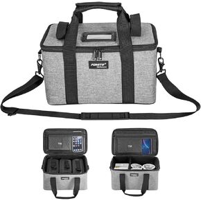 FOMITO AB-20B Foldable Camera Bag for DSLR/Gimbal/Drone 35x21x20cm Shockproof Case Foam Compartments & Carry Handle in Kuwait
