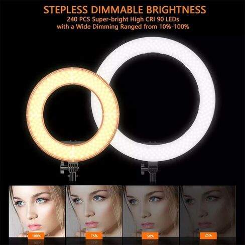 18 بوصة LED LED Camera Photo Photo Studio Phone Lamp in Saudi Arabia