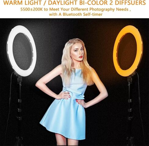 18 بوصة LED LED Camera Photo Photo Studio Phone Lamp in Saudi Arabia