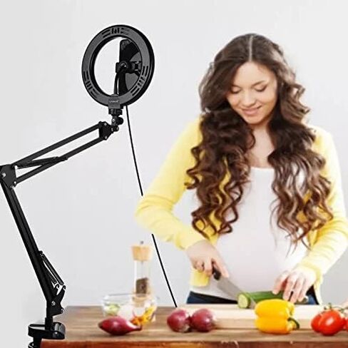 6 Light Bracket Set 20cm Foldable Storage 360Degrees Cantilever Frame Surface Live Selfie Fill Light Set in Saudi Arabia