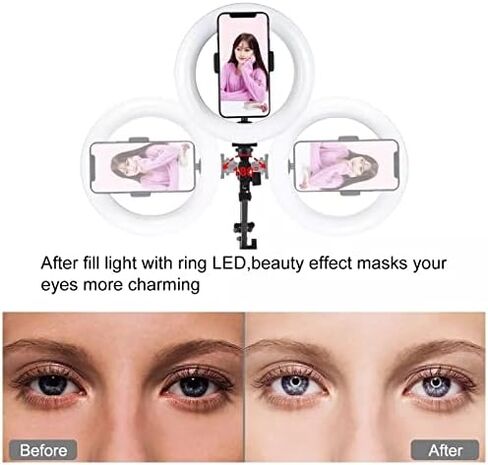6 Light Bracket Set 20cm Foldable Storage 360Degrees Cantilever Frame Surface Live Selfie Fill Light Set in Saudi Arabia