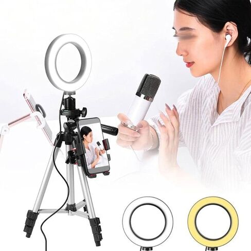 Photo Light LED Selfie Light Mobile Phone Remote Control Light Photography Lighting Tripo D Live Broadcast in Saudi Arabia