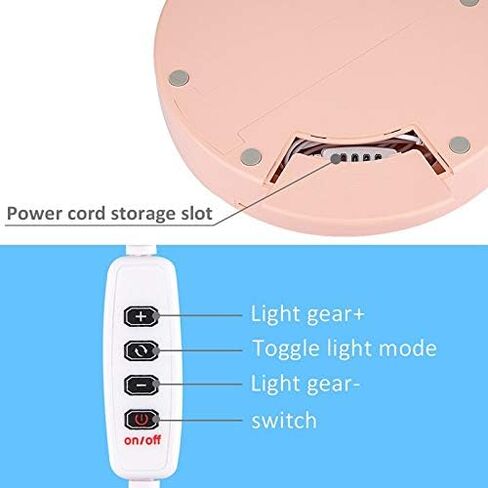 Self-Timer Fill Light Desktop Led Light, Suitable for Live Video Fill Light in Saudi Arabia