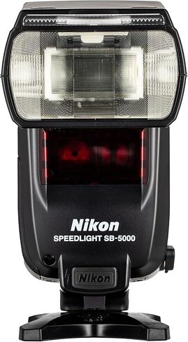 Nikon SB-5000 AF Speedlight Flash و I-TTL والراديو والتحكم اللاسلكي البصري ونظام التبريد للتصوير المستمر-لنيكون DSLR والكاميرات غير المرآة + 4x AA مع شاحن + أكثر (متجددة) in Saudi Arabia