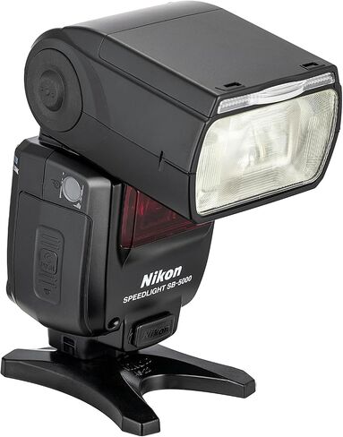 Nikon SB-5000 AF Speedlight Flash (4815), i-TTL, Optical & Radio Wireless Triggering, Cooling for Continuous Bursts + Flash Diffuser + Pro Sling Backpack + 64GB Memory Card + Flexible Tripod + More in Saudi Arabia