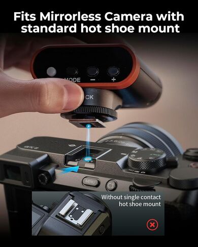 SmallRig RS20 Mini Camera Flash for Canon for Sony, GN12 Speedlite Flash for Camera with 2000mAh Battery OLED Screen, 8 Levels 500 Full-Power Flashes/1.8s Recycle/6500K, A/M Mode 1/1-1/128-5374 in Saudi Arabia
