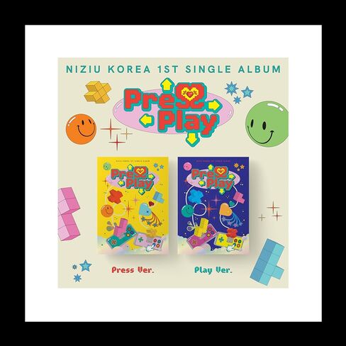 Niziu اضغط على تشغيل 1st Single Album Prose CD+88P Photobook+2p Photocard+1ea photocard frame+1p postcard+1ea sticker+Tracking Sealed in Kuwait