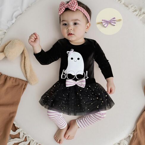 طفلة أول عيد ميلاد عيد الميلاد ملابس الرضيع كشكش رومبير +سروال تنورة توتو +عقال 3pcs ملابس الشتاء الخريف in Kuwait