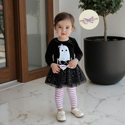طفلة أول عيد ميلاد عيد الميلاد ملابس الرضيع كشكش رومبير +سروال تنورة توتو +عقال 3pcs ملابس الشتاء الخريف in Kuwait