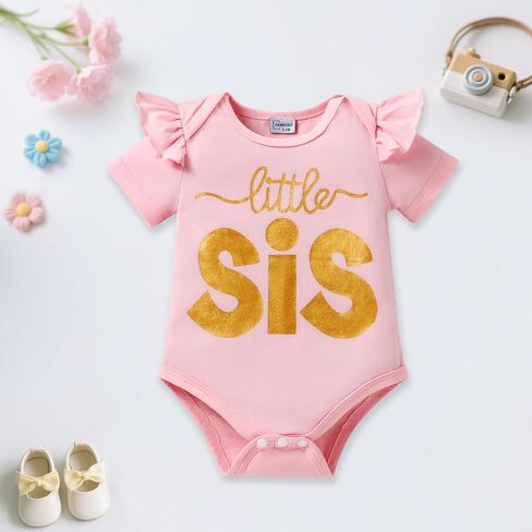 Big Sister Little Sister Matching Outfits for Girls Baby Toddler Girl Clothes Skirt Set 3Pcs in Kuwait