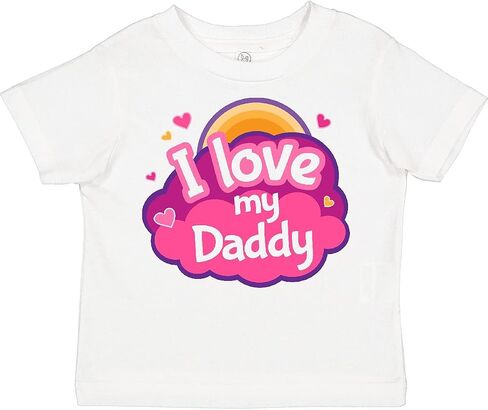 inktastic I Love My Daddy Girls Toddler T-Shirt in Saudi Arabia