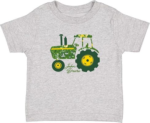 John Deere Infant Girls Girls Tractor Shirt Shirt in Oxford Gray in Saudi Arabia