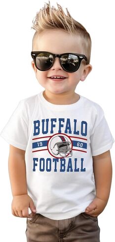 قميص كرة قدم لطفل صبي بويت الفتاة الأمريكية كرة القدم الأمريكية Tshirt Team Sports Fans Lover Tshirt Kids Game Outfits in Saudi Arabia