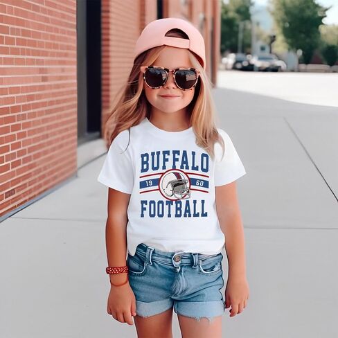 قميص كرة قدم لطفل صبي بويت الفتاة الأمريكية كرة القدم الأمريكية Tshirt Team Sports Fans Lover Tshirt Kids Game Outfits in Saudi Arabia