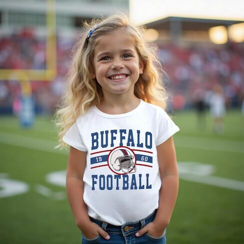 قميص كرة قدم لطفل صبي بويت الفتاة الأمريكية كرة القدم الأمريكية Tshirt Team Sports Fans Lover Tshirt Kids Game Outfits in Saudi Arabia