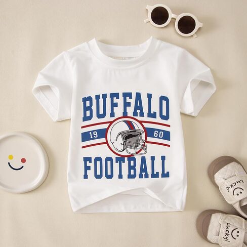 قميص كرة قدم لطفل صبي بويت الفتاة الأمريكية كرة القدم الأمريكية Tshirt Team Sports Fans Lover Tshirt Kids Game Outfits in Saudi Arabia