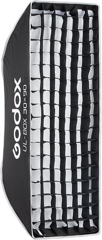 Godox ul -series softbox 12''x35 '' / 30x90cm strip riper relect relect referbox softbox modifier for for product form in Saudi Arabia
