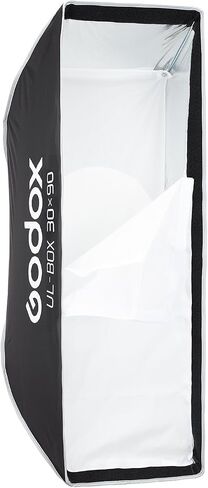 Godox ul -series softbox 12''x35 '' / 30x90cm strip riper relect relect referbox softbox modifier for for product form in Saudi Arabia