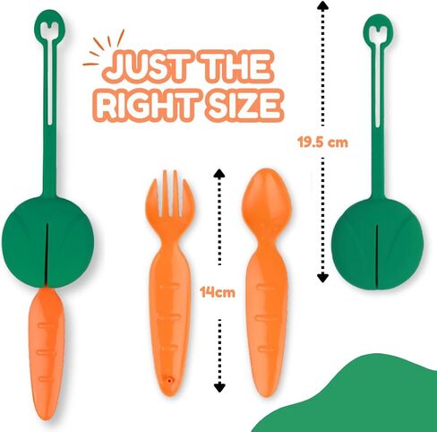 تم تعيين أواني الأطفال مع Case-BPA Fork & Spoon-أدوات مائدة سفر آمنة قابلة لإعادة الاستخدام ، ومقدمة للأطباق للمدارس ، وصناديق الغداء ، والرعاية النهارية والرعاية (الأزرق) (الأزرق) in Saudi Arabia