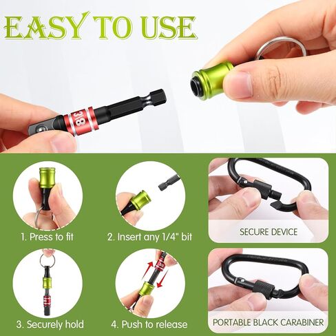 18 PCS حفر البت مفاتيح مفاتيح ، 3 أجهزة كمبيوتر 1/4 3/8 1/2 المقبس سد hex shank screwdriver ملحقات البت الحامل الالتقاط السريع 105 ° محول المرفق للأدوات هدية تحسين المنزل (متعدد الألوان) in Saudi Arabia