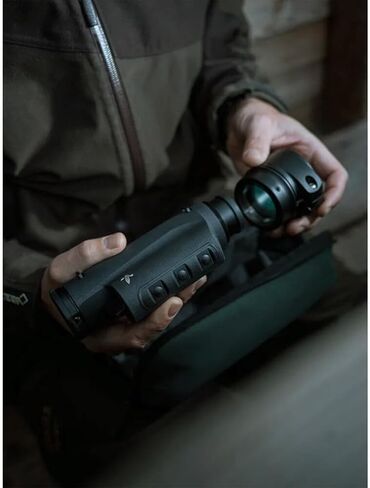 Swarovski Optik tMA-52 52mm Clip-On Adapter for tM 35 Thermal Monocular, Black in Saudi Arabia