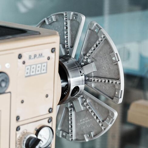 5" 130mm Faceplate Ring for Woodturning Lathe Chucks, allows the workpiece to be securely clamped by the chuck's dovetail jaws,Compatible with Super NOVA 2, G3. in Saudi Arabia