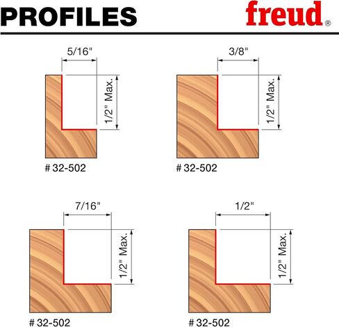 Freud 32-502 بت أجهزة التوجيه متعددة الموجهات مع 4 محامل-1/4 "شانك in Kuwait