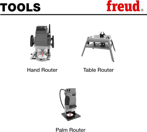 Freud 32-502 بت أجهزة التوجيه متعددة الموجهات مع 4 محامل-1/4 "شانك in Kuwait