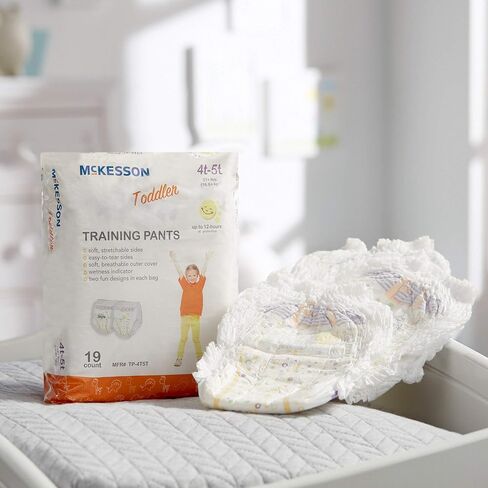 McKesson Toddler Training Pants, Size 4T to 5T (Over 37 lbs), 19 Count, 1 Pack in Saudi Arabia