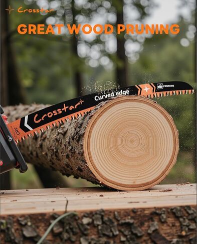 Crosstar 12 Inch Japanese Teeth Arc Edge Reciprocating Saw Blades - 6TPI Wood Pruning Blades for Tree Trimming, Branch Cutting, 3-Pack in Kuwait