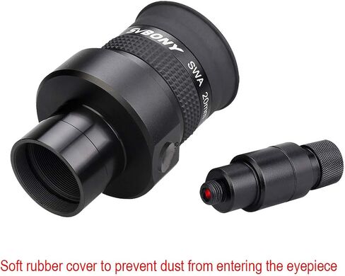 SVBONY SV152 ROSTILE EYEPIENE 1.25 بوصة Crosshair العدسة 20 مم مع 68 درجة الزاوية العريضة 6MM 6 مم in Saudi Arabia