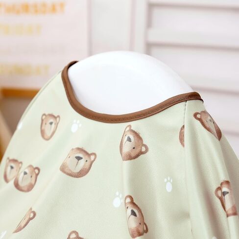 Long Sleeve Baby Bib-Mess Proof Baby Feeding Bibs with Adjustable Design for Babies during Eating or Highchair in Saudi Arabia