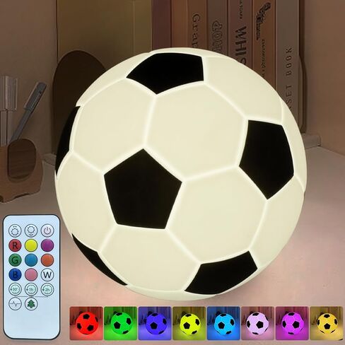 Silicone Night Light for Kids Lamp, 9 Colors with Remote Timer, Dimmable Rechargeable Baby Night Lights for Nursery, Battery Operated Lamp for Bedroom, Girls and Boys, Toddler, Baby Gifts (5.91) in Kuwait