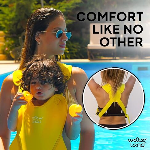 شركة Waterland Baby Carrier - حامل مبتكر يمكنك استخدام كل من Water & Land - حامل صندوق الأطفال المضاد للماء مع الأشرطة القابلة للتعديل ، وتسخير طفل خفيف الوزن للسباحة والشاطئ (الأزرق) in Kuwait