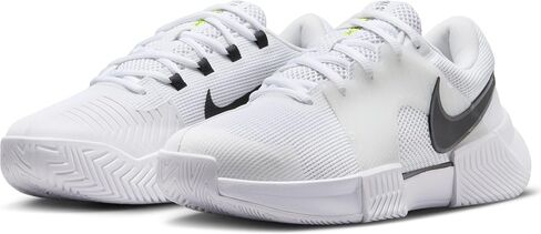 Nike Zoom GP Challenge 1 أحذية التنس الصلبة للسيدات (FB3148-101 ، أبيض/أبيض/أسود) الحجم 9.5 in Saudi Arabia