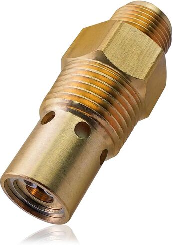 Air Compressor Check Valve Fit for Campbell Hausfeld 1/2" Male NPT Tank X 3/8" Compression Tube 1/8" NPT Unloader Port Replace CV221513AV in Saudi Arabia