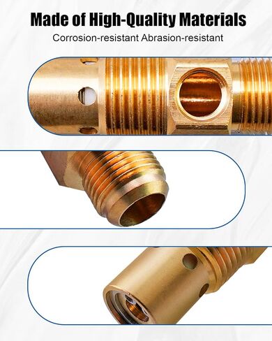 Air Compressor Check Valve Fit for Campbell Hausfeld 1/2" Male NPT Tank X 3/8" Compression Tube 1/8" NPT Unloader Port Replace CV221513AV in Saudi Arabia