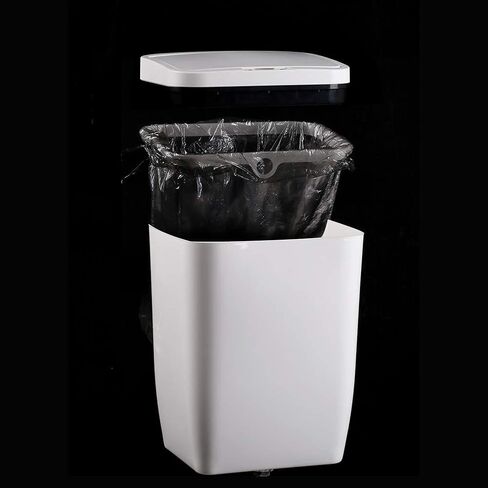 12L Smart Trash Can Induction Type Household Children's Living Room with Lid High-end Simple Retro Toilet Electric Waste in Kuwait