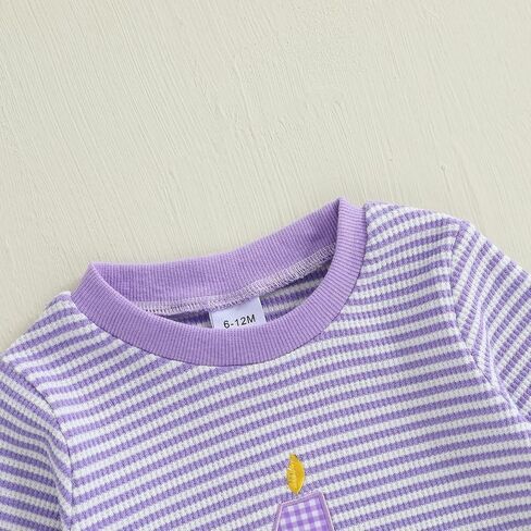 GOOCHEER Fall Baby Girl Boy First Birthday Outfit 1 Cake Long Sleeve Romper Sweatshirt One Year Old Bubble Clothes in Saudi Arabia