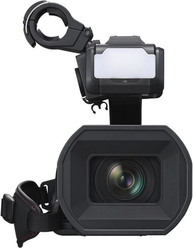 Panasonic HC-X2100 UHD 4K 3G-SDI/HDMI Pro Lightweight Camcorder with 24x Zoom (HC-X2100) + Pro Mic + Case + LED Light + 64GB Memory Card + USB-C Cable + Cleaning Kit + USB-C Adapter + More in Saudi Arabia