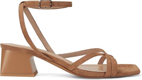 SOVANYOU Chunky Block Heels for Women Strappy Heeled Sandals Womens Wedge Sandals Opened Square Toe with Ankle Strap Casual Dressy Shoes in Saudi Arabia