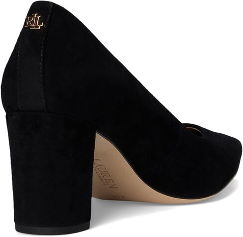 Lauren Ralph Lauren Women's Lanette Suede Block-Heel Pumps in Saudi Arabia