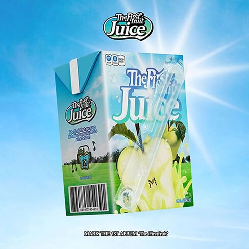 مارك - الألبوم الأول The Firstfruit First Juice Ver. حزمة عصير + مغناطيس + ورقة طي + بطاقة صور + بطاقة QR + ملصق + 4 كرات ضوئية إضافية in Saudi Arabia