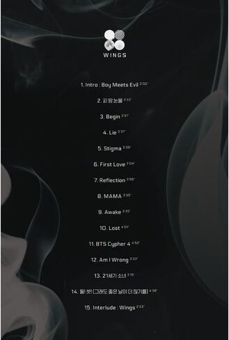 BTS: الألبوم الثاني للأجنحة (N الإصدار) CD+Photobook+Photocard in Kuwait