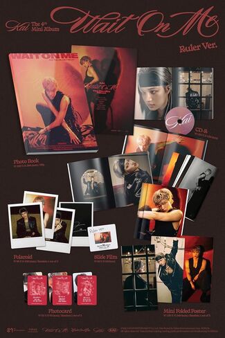 e'xo kai wait on me 4th mini ablem مع Tracking Sealed (إصدار برنامج تشغيل photobook) in Saudi Arabia